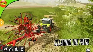 Clearing the Grass From Path | Farming Simulator 20 Animals Farm