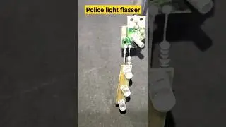 Make a Police Flasher Out of the Old Clock Circuit #shorts #short #led #vumeter#pcb #diy