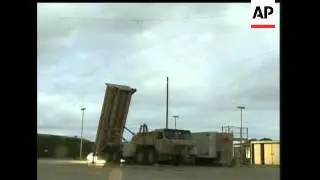 The U.S. military's ground-based missile defense system destroyed a missile launched from an airplan