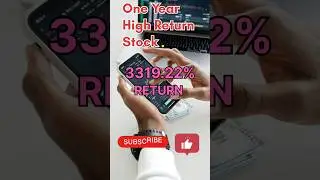 3319.22% High Return Stock in 1 years #stockmarket #investing #trading #trending #shorts