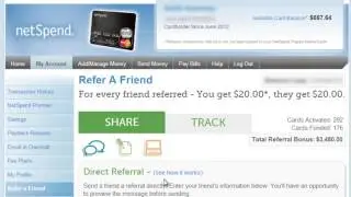 FREE 20$-How To Get Multiple $20 Bonuses With Netspend Prepaid Card