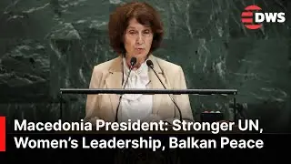 Powerful Speech: North Macedonia President Champions Women & Balkan Integration at UNGA 2025 | AC1E
