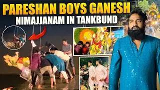 Full Crowd at Pareshan Boys Imran Anna Ganesh Nimajjanam @Tank bund #pareshanboys #ganeshnimajjanam