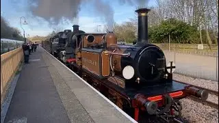 A1X Terrier + BR Standard 4 | 72 &lsquo;Fenchurch&rsquo; + 80151 | Bluebell Railway | East Grinstead | 22/04/23