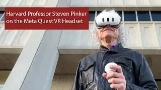 Harvard Professor Steven Pinker on the Meta Quest VR Headset