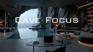 Deep Work Music for Focus | Calm Cave Ambient Soundscape for Productivity