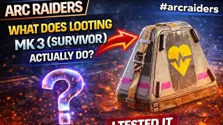 ARC RAIDERS WHAT DOES LOOTING MK 3 (SURVIVOR) AUGMENT ACTUALLY DO? I TESTED IT #arcraiders