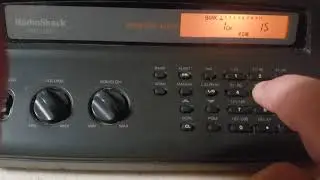 Как запрограммировать Radio Shack Police Scanner Pro 2017