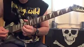 Running wild -  Black hand inn (Guitar cover)