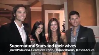 Jared & Genevieve Padalecki and Jensen & Danneel Ackles at The Once Upon A Cure