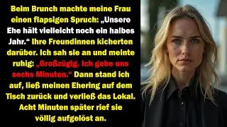 Als meine Frau beim Brunch unsere Ehe verspottete – endete alles in sechs Minuten