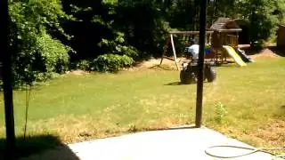 Dj tree on his fourwheelr
