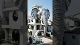 Why Build a House That Looks Like an Elephan #Uniquehouse #house #home #unusualhouse #interiordesign