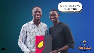 Faruk campaigns while painting I E01 S04 I Sip, paint and chat