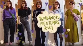 j'essaie 5 tendances printemps / &eacute;t&eacute; 2024 avec ma garde robe de seconde main ! / pocket tiger