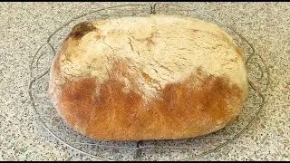 Вкуснейший белый хлеб, практически чиабатта  (чабатта)