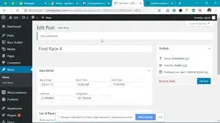 GPS plotter How to create a race