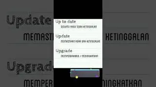 Perbedaan kata Up to date, Update, & Upgrade #bahasainggris  #howtopronounce #learnenglish #fyp
