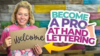 Painter&rsquo;s Muscle Memory Tips: How to Practice Hand Lettering for Confident Brushstrokes!