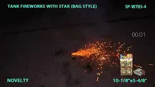 TANK FIREWORKS WITH STAR BAG STYLE SP-W705-4