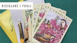 COME RICICLARE I FOGLI DI CARTA DEI QUADERNI: QUADERNI FAI DA TE