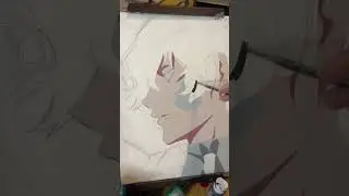 Dazai Osamu! #anime #acrylicpainting #animepainting #bsd #dazai #viralart #viral #animestyle #art