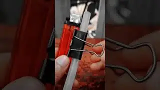Wow!! glue gun with a lighter #tools #popular #glue