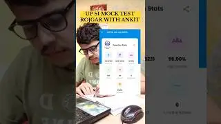 UP SI MOCK TEST RWA✅ UP SI 2025 VACANCY 🔥 #upsi #upsivacancy #upsirwa #rojgarwithankit #motivation