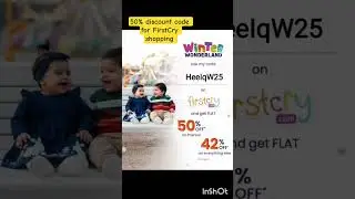 FirstCry 50% off  discount code for shopping #shorts #ytshorts