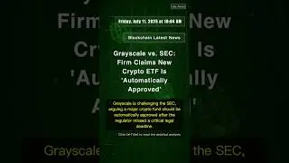 🧐👉 Grayscale vs. SEC: Firm Claims New Crypto ETF Is 'Automatically Approved' #QixNewsCrypto