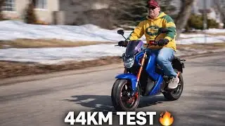 DAYMAK EM1 ELECTRIC BIKE ALONE IN THE WOODS 44KM RUN