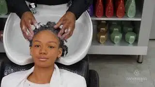 Nanokeratin System Reforify line for Afro Hair - Step by Step instructional video