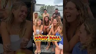 Magic ball with a group of foreigners #magic #magicball #magician #magicreaction #closeupmagic