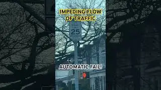 DMV EXAMINERS FAIL STUDENTS DRIVING TO  SLOW ON ROADTEST NY#learntodrive #newyorkdrivingschool