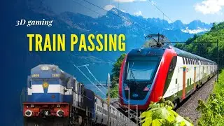 Train passing............. high speed 🚄 game 3D