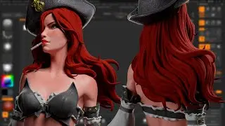 Creating Hair in ZBrush | Sculpting Process