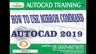 How to use MIRROR COMMAND I AutoCad I English I AutoCad Tutorial
