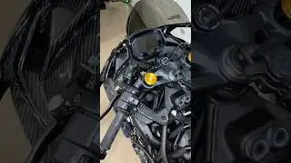 ZX-4R motocomposites carbon fiber dash #carbonfiber #zx4r #zx4rr #kawasakininja #kawasaki