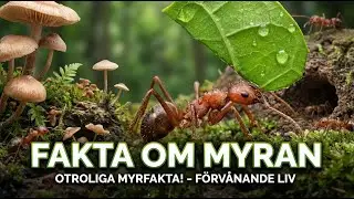 Fakta om myran: Sveriges minsta men m&auml;ktigaste byggare