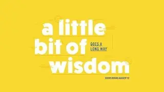 A Little Bit of Wisdom Series - Trailer