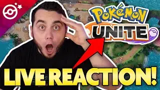 POKEMON UNITE REACTION VIDEO! New Pokemon MOBA Live Reaction!