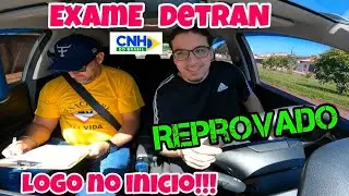 SIMULAÇÃO EXAME PRÁTICO DETRAN, REPROVADO LOGO NO INÍCIO VEJA FALTAS!!! #CNHBRASIL #DETRANPR 