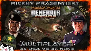 C&C Generals Zero Hour 📢 5 Gänge Menü für den Humvee 😂 | 3vs3 Multiplayer | Mehrspieler | #100