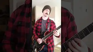 Playing G minor pentatonic licks through the harmonizer sounds insane #guitar #guitarsolo #guitarist