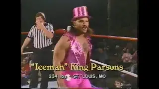 Chris Adams & Terry Taylor vs Eddie Gilbert & King Parsons   Power Pro April 18th, 1987