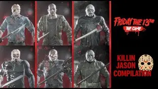 Killing Jason Compilation - Friday the 13th: The Game