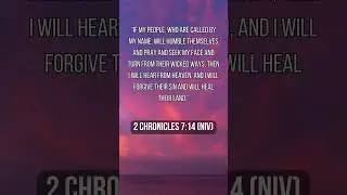 Restoration Through Repentance: 2 Chronicles 7:14 #christianhealing #healingwords #healing
