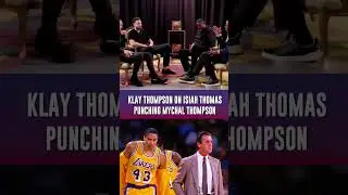Klay Thompson always asked his dad why he didn&rsquo;t do anything back to Isiah Thomas #detroitpistons