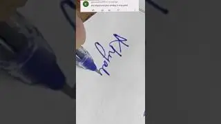 Khyati Amazing signature by ishankhan #shortvideo #trending #shortfeed #shorts