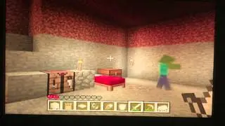 Minecraft xbox 360 survival island:friendly zombie